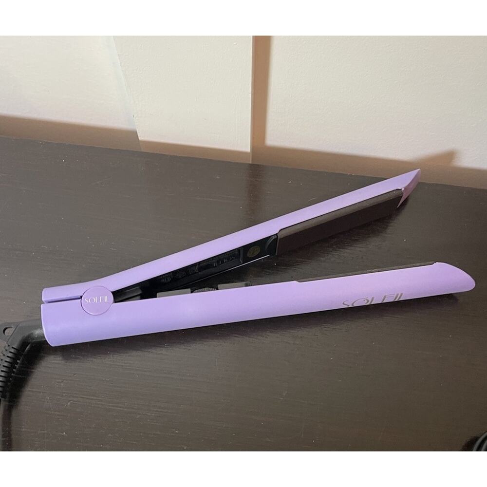 Soleil L10HSC-B4 Professional Flat Iron Ceramic Hair Straightener Lavender